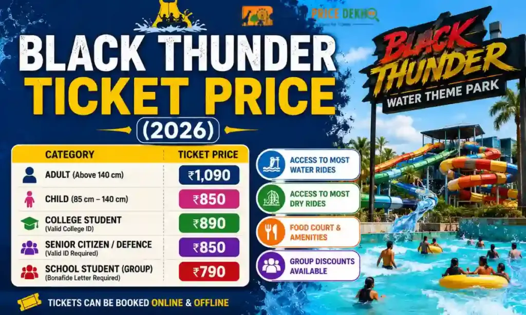 Black Thunder Ticket Price