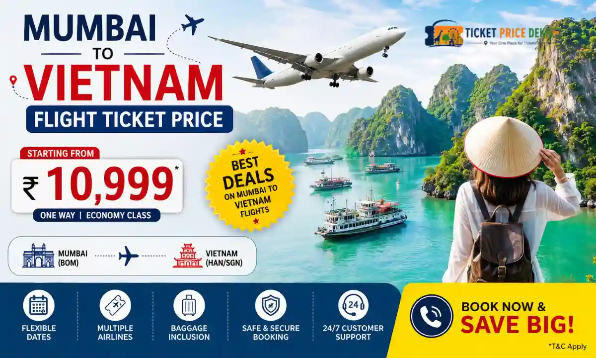 Mumbai to Vietnam Flight Ticket Price