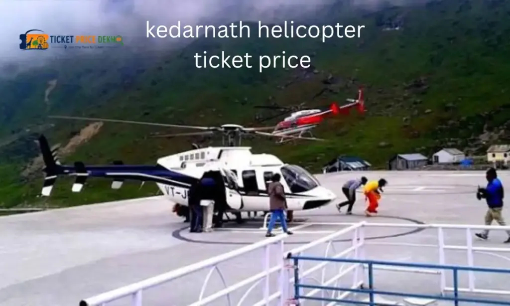 kedarnath helicopter ticket price
