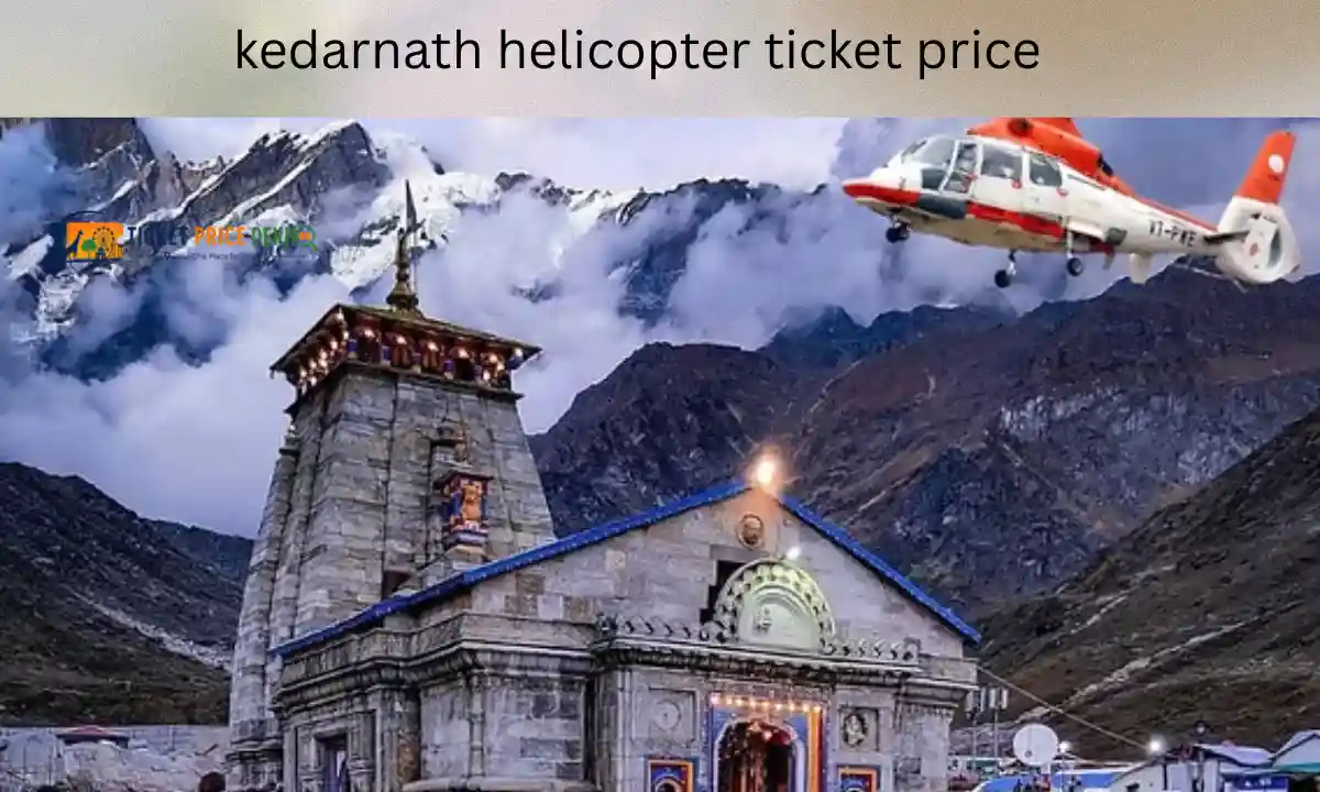 kedarnath helicopter ticket price